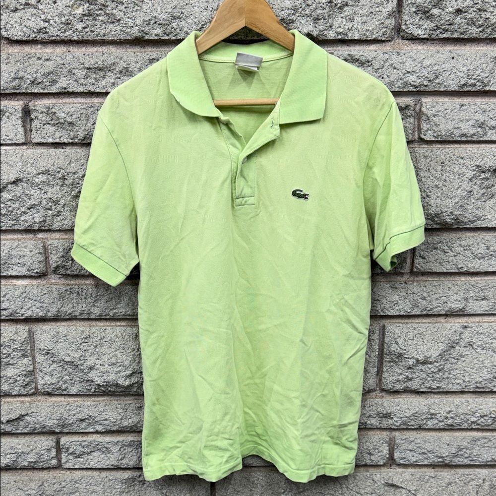 Lacoste Men's Light Green Polo Shirt